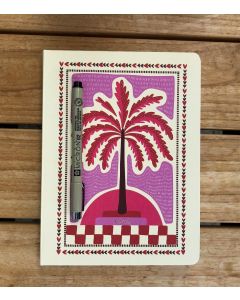 Fabrique Notebook Palmtree Pink m. pen