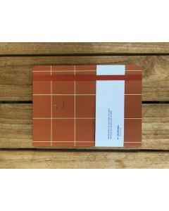 A-Journal A5 Notebook Terracotta Checkered