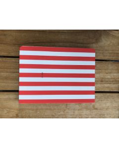 A-journal notebook Fabrique stripes orange